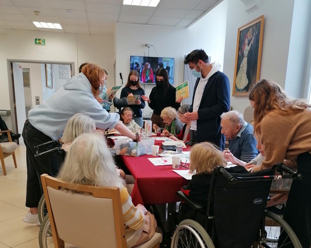 IsHelp en visite dans un EHPAD en 2021