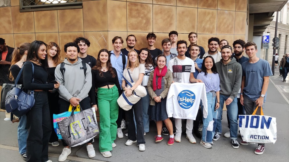 Équipe IsHelp après la maraude du 11 octobre 2023